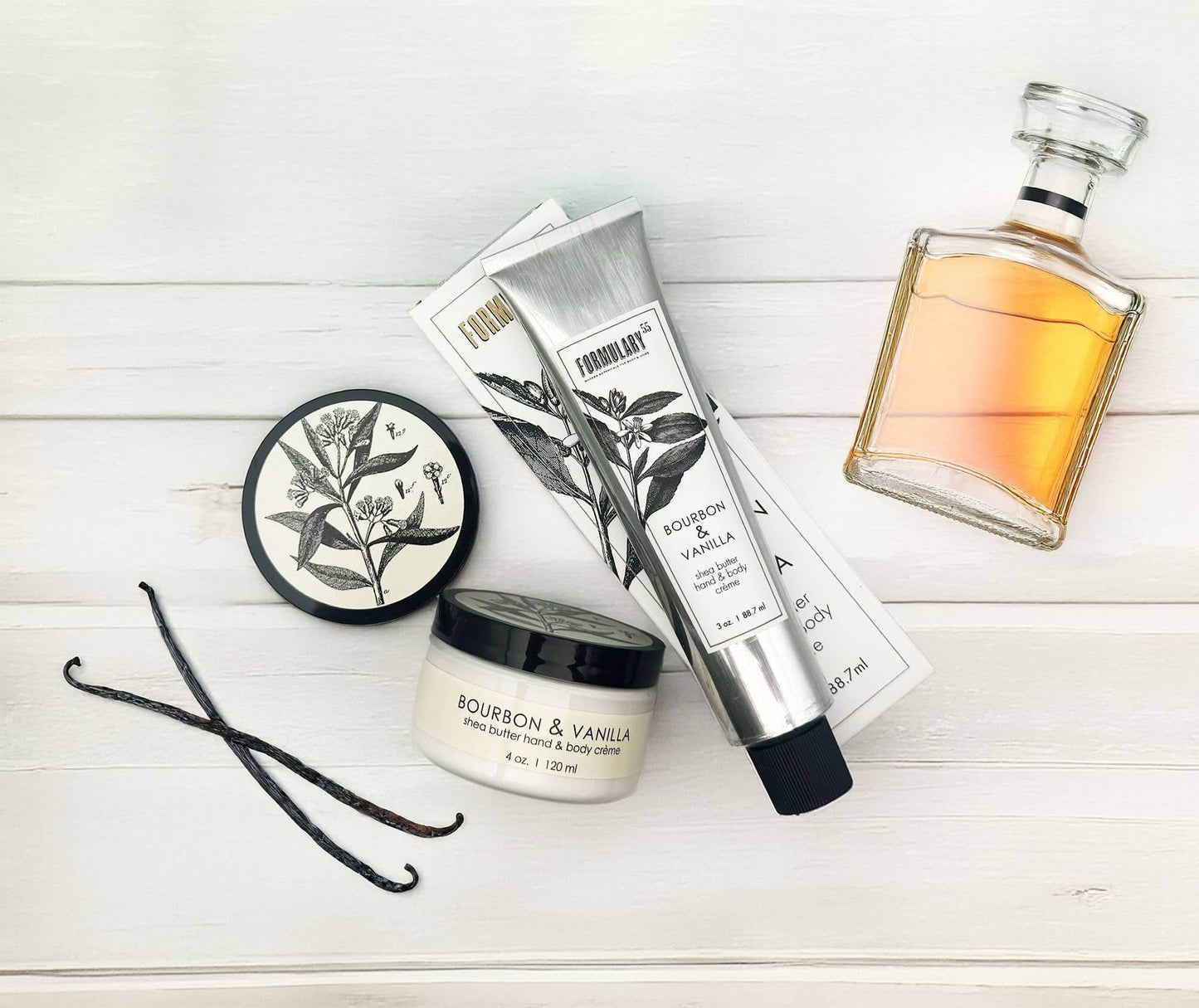 Bourbon & Vanilla - Shea Butter Hand and Body Creme Tube