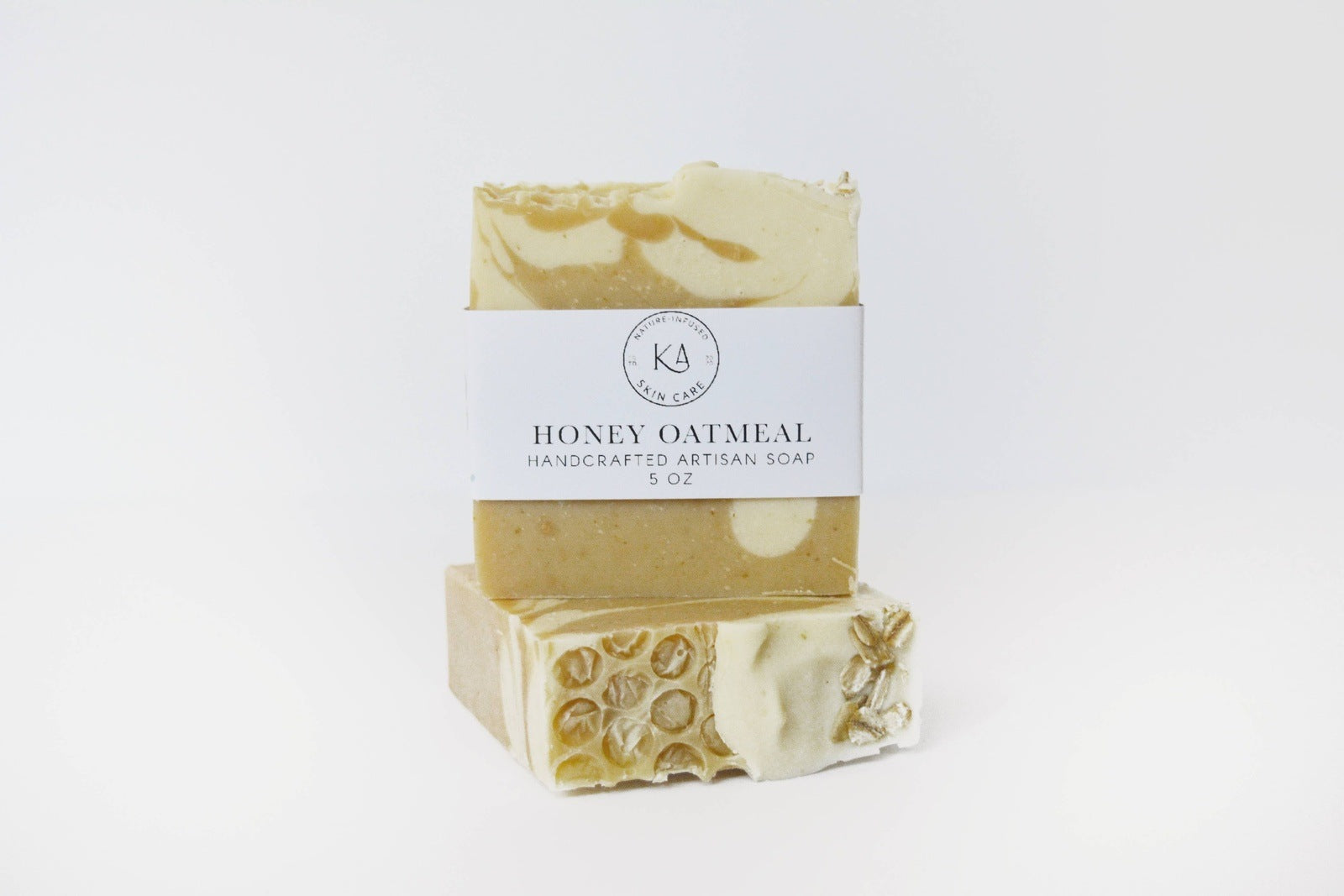 Artisan Soap Bar - Honey Oatmeal Soap, Real Honey Soap