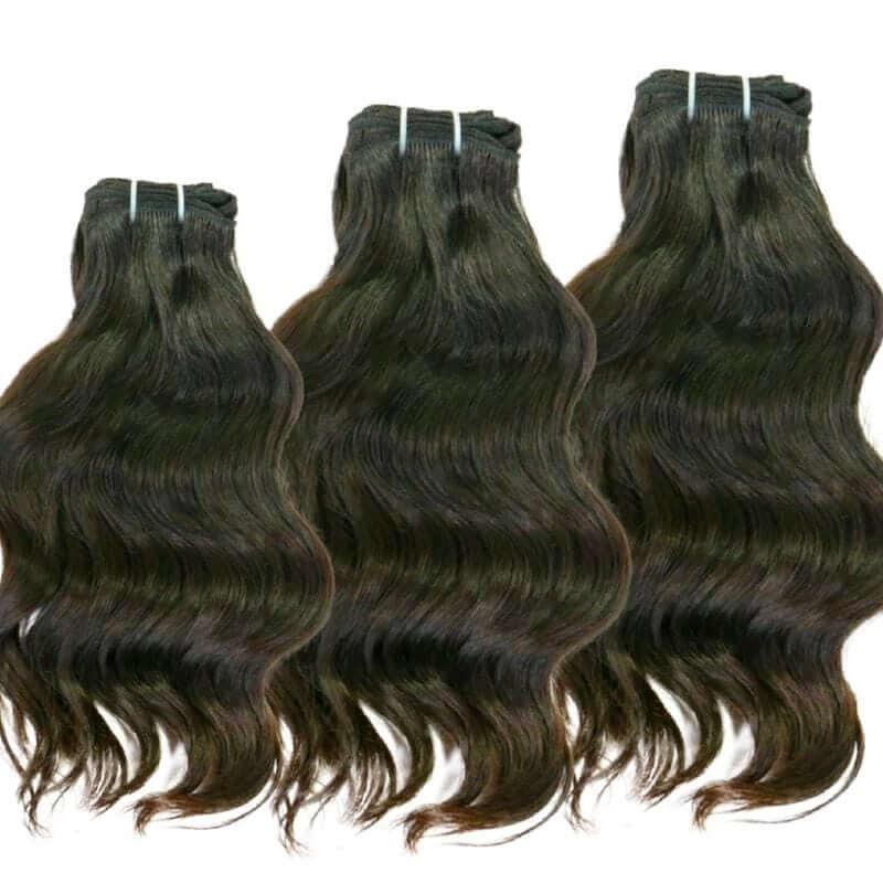 RAW Wavy Indian Bundle & RAW Transparent 5x5 Closure Deal