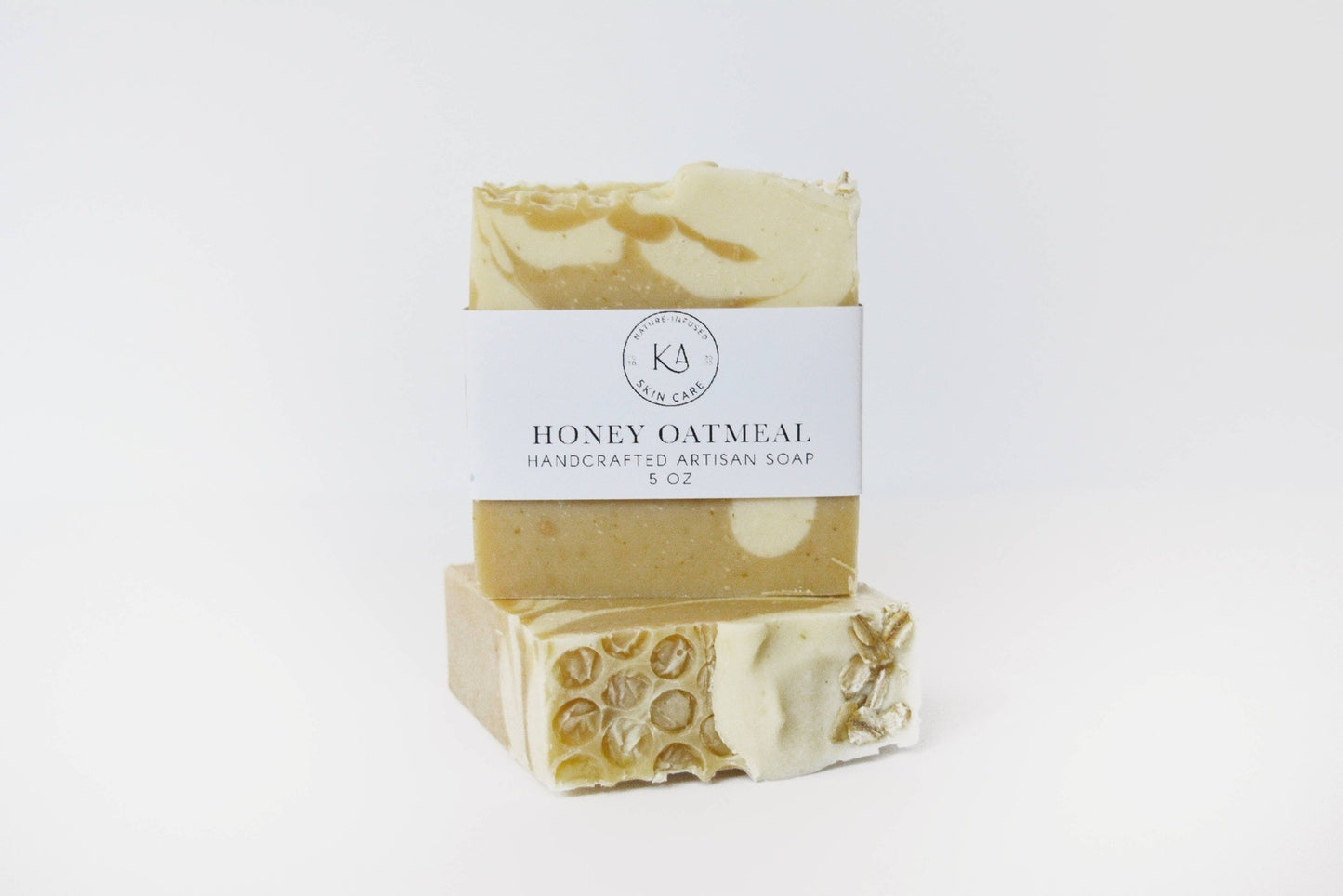 Artisan Soap Bar - Honey Oatmeal Soap, Real Honey Soap