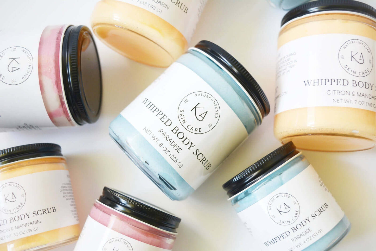 Whipped Body Scrubs - Summer Scents, Foaming Sugar Scrubs