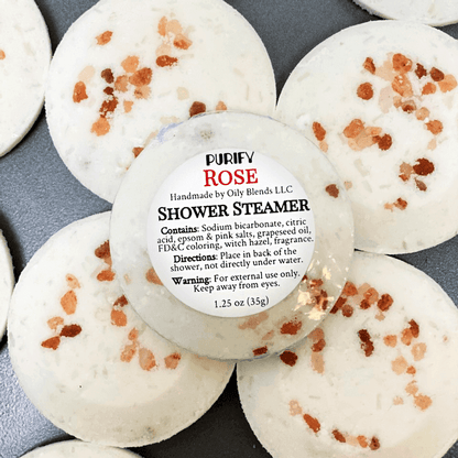 Shower Steamers with Pink Himalayan Salt